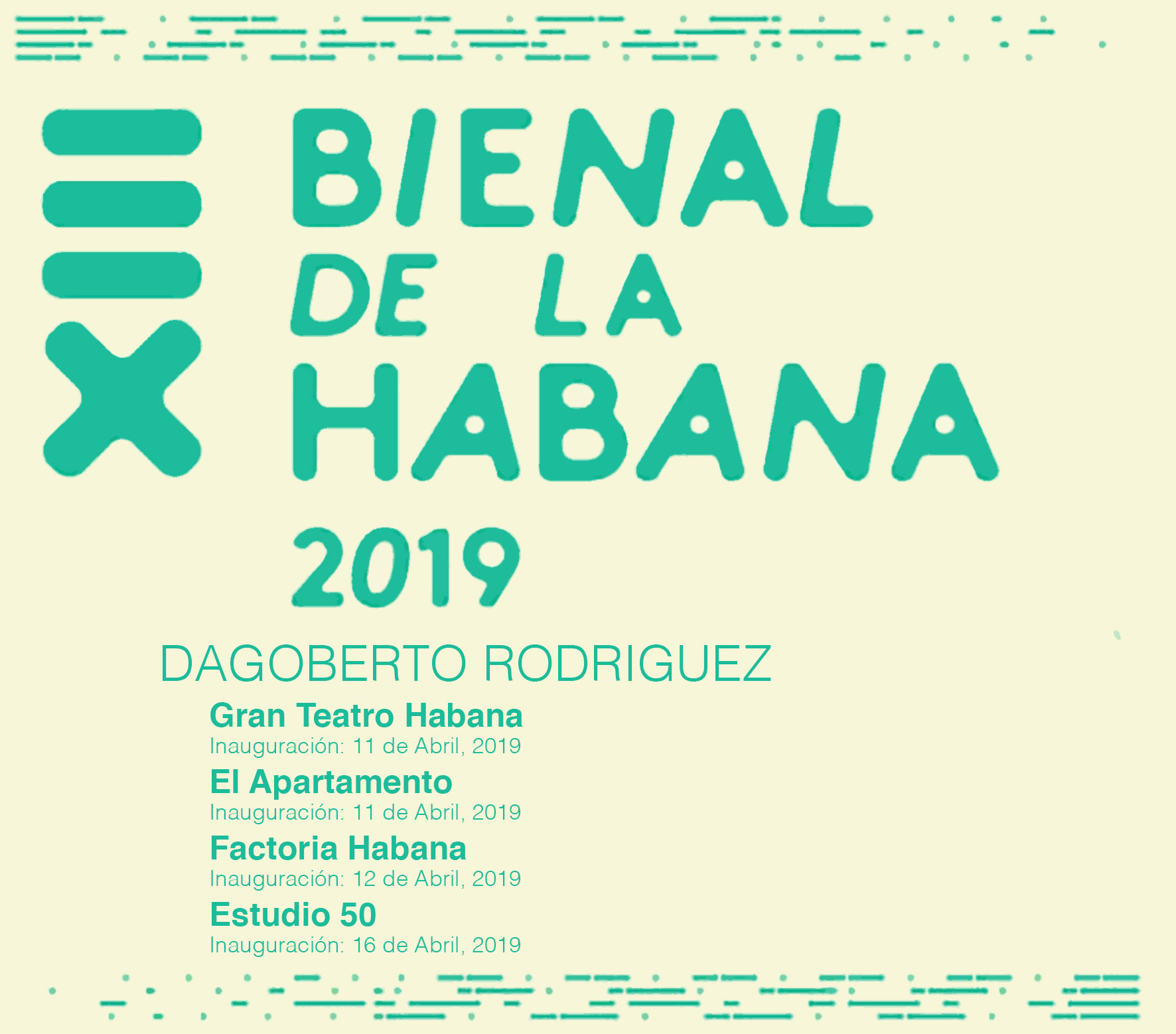 Participation: Bienal de La Habana 2019