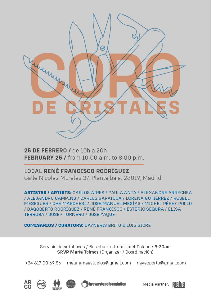 Coro de Cristales curated by Dayneris Brito & Luis Brito
