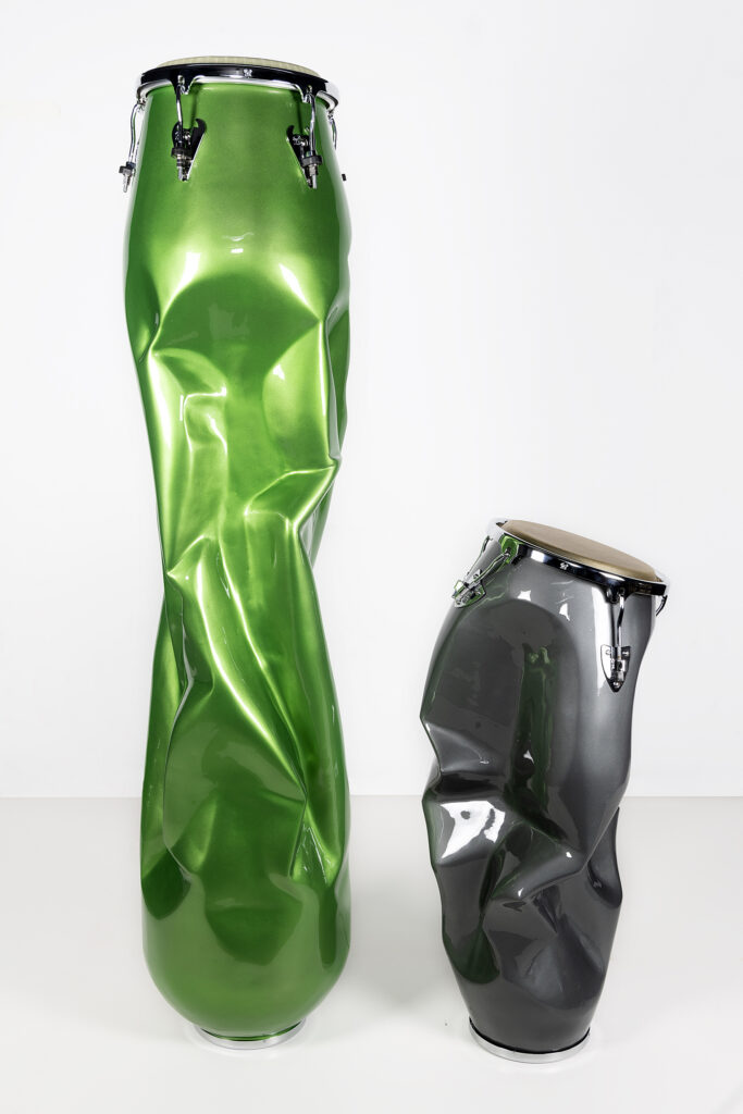 Rumba Desechable Verde y Gris